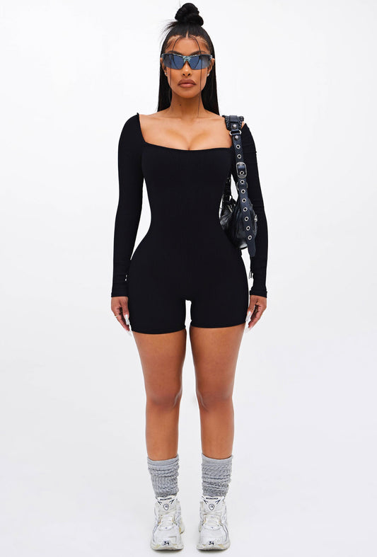 Get Snatched - long sleeve romper