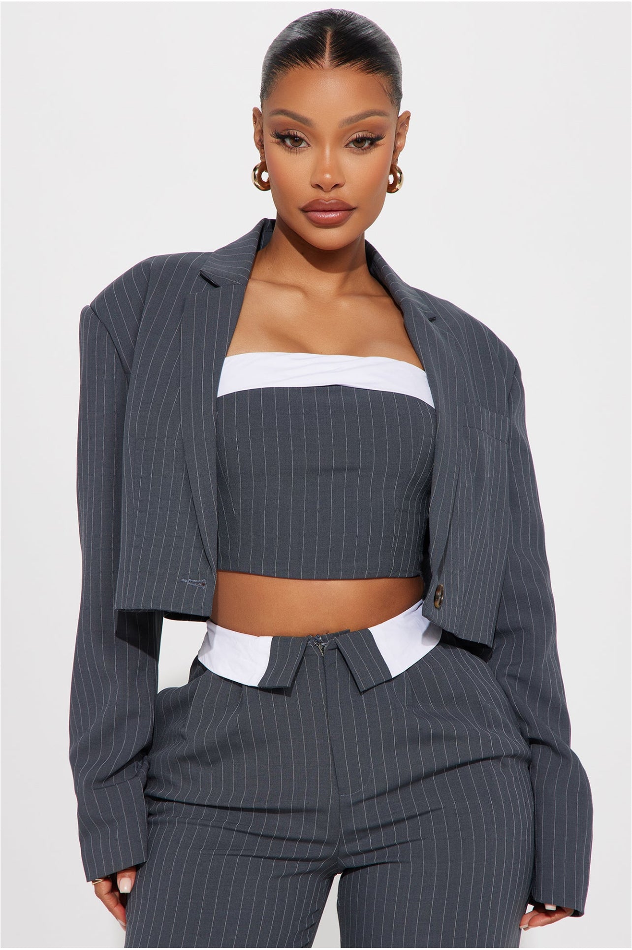 3 piece baddie suit set