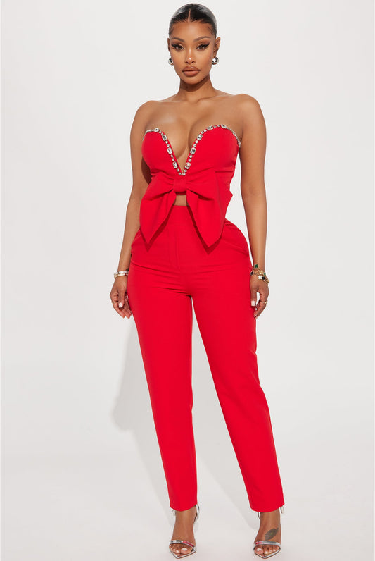 Just classy- pants suit set