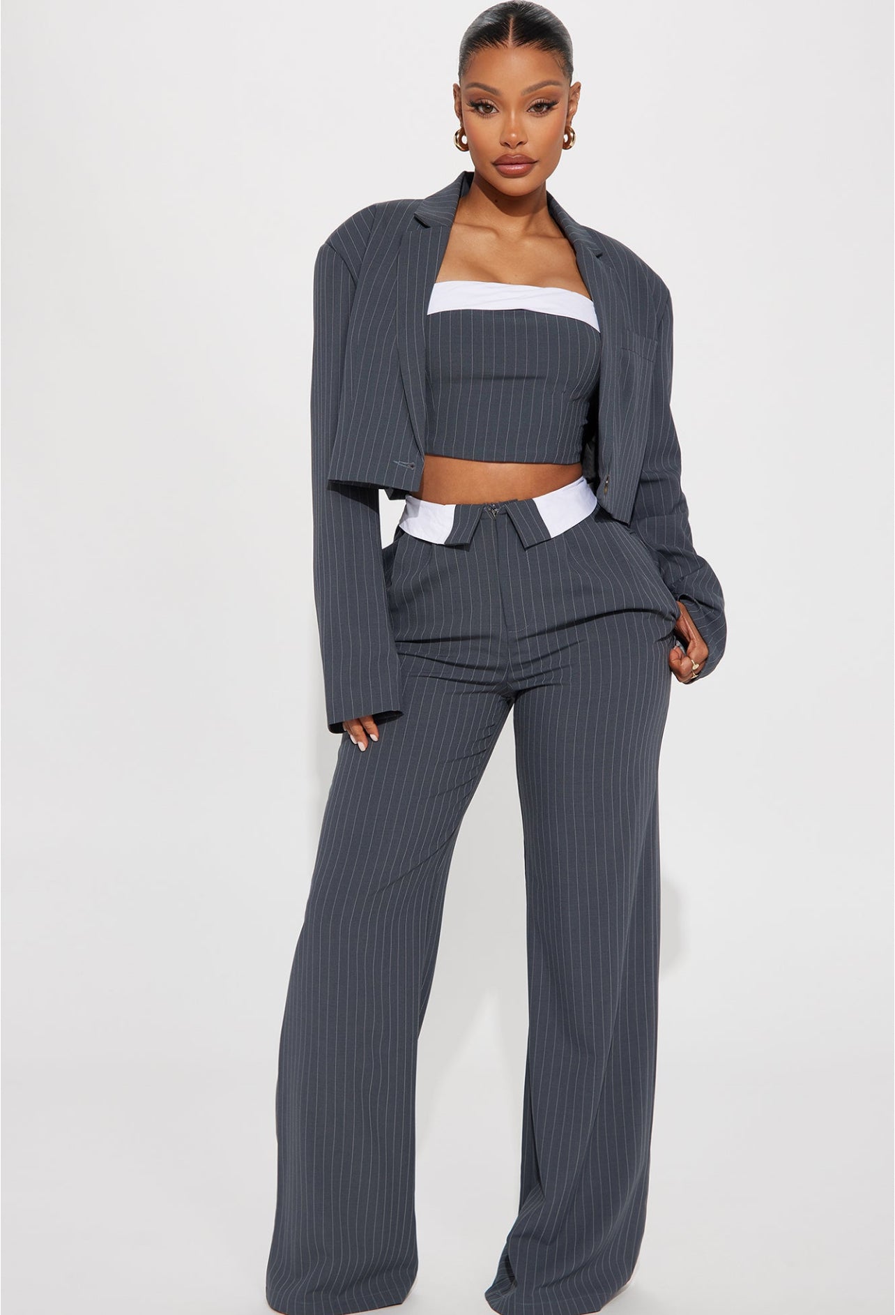 3 piece baddie suit set